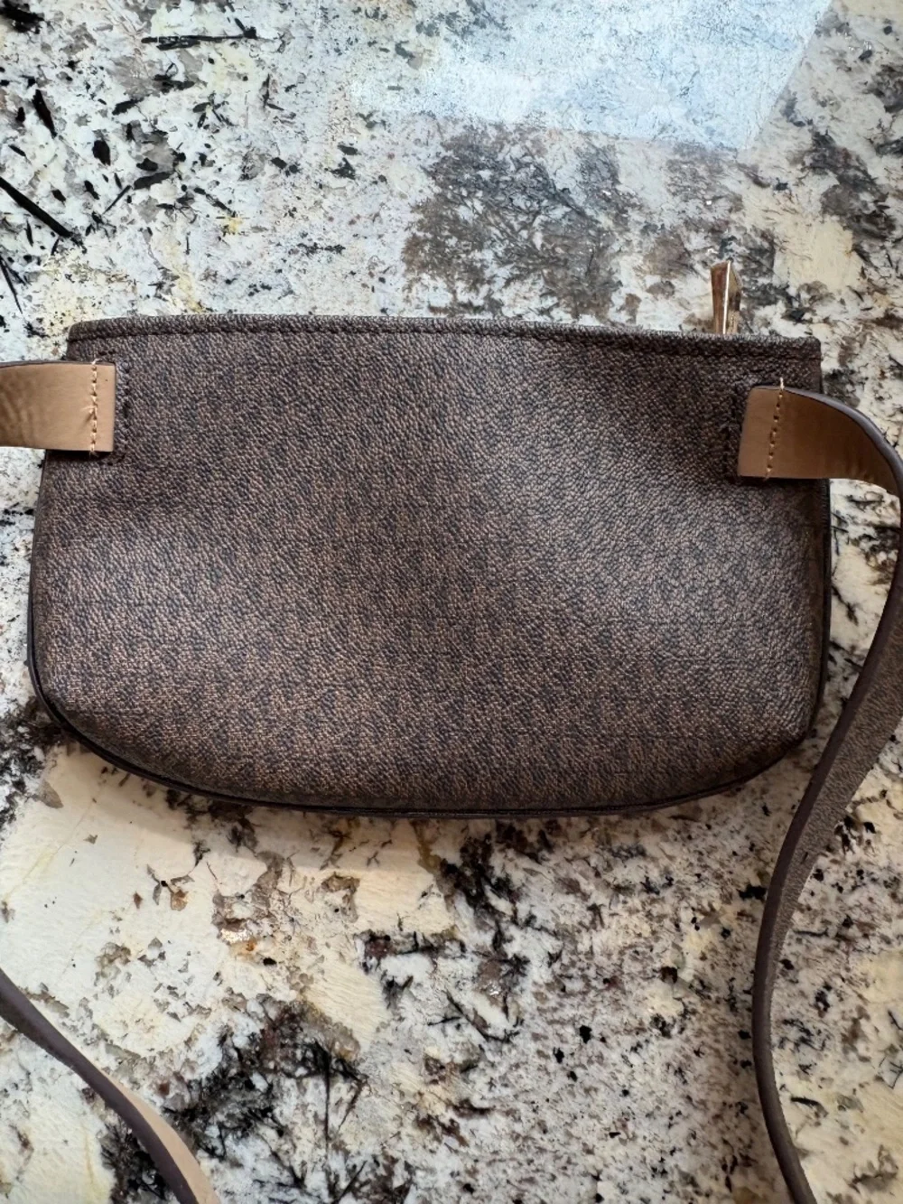 Michael Kors Signature Monogram Stripe Belt Bag Fanny Pack - Like New!